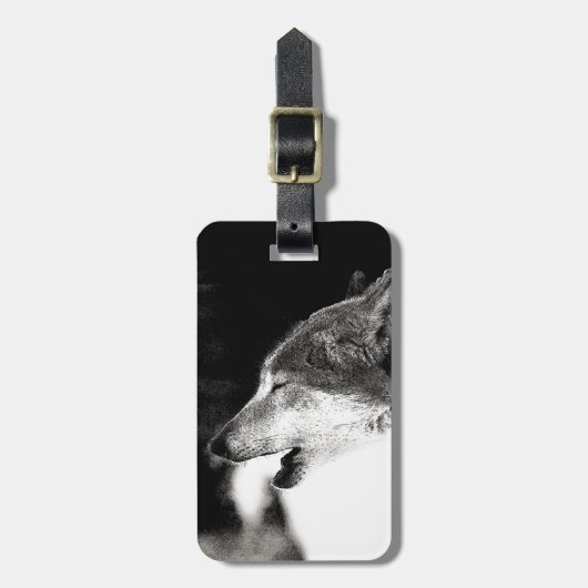 Howling Wolf Gepäckanhänger (Vorderseite vertikal)