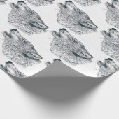 Howling Wolf Geschenkpapier (Ecke)