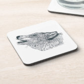 Howling Wolf Getränkeuntersetzer (Linke Seite)