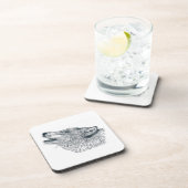 Howling Wolf Getränkeuntersetzer (Rechte Seite)