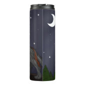 Howling Wolf (Grau) Thermosbecher (Rückseite)