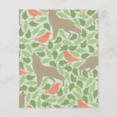 Howling Wolf Green Verlasst Red Birds Natural Spri Flyer (Hinten)