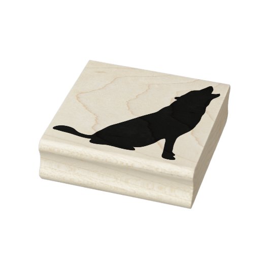 Howling Wolf Gummistempel (Stempel)