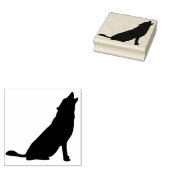 Howling Wolf Gummistempel (Stempel)