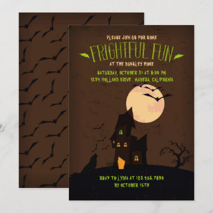 Howling Wolf Halloween-Party Einladung