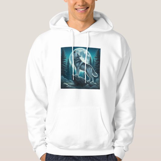 Howling Wolf Hoodie (Vorderseite)