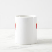 Howling Wolf Illustration Kaffeetasse (Mittel)