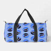 Howling Wolf im Winter - Original Wildlife Art Duffle Bag (Vorderseite)