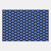 Howling Wolf im Winter - Original Wildlife Art Geschenkpapier Set (Vorderseite 3)