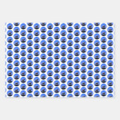 Howling Wolf im Winter - Original Wildlife Art Geschenkpapier Set (Vorderseite 2)