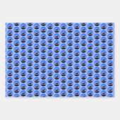 Howling Wolf im Winter - Original Wildlife Art Geschenkpapier Set (Vorderseite)