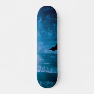 Howling Wolf in der Wildnis Skateboard