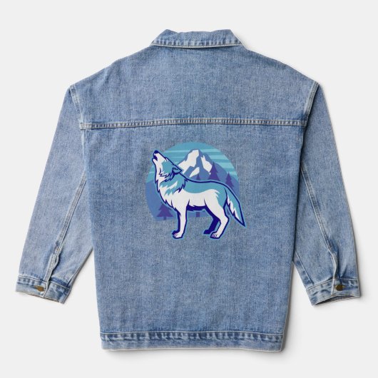 Howling Wolf Jeansjacke (Rückseite)