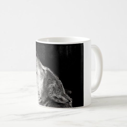 Howling Wolf Kaffeetasse (VorderseiteRechts)