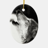 Howling Wolf Keramikornament (Vorne)