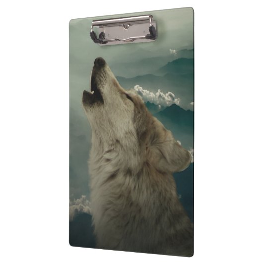 Howling Wolf Klemmbrett (Links)