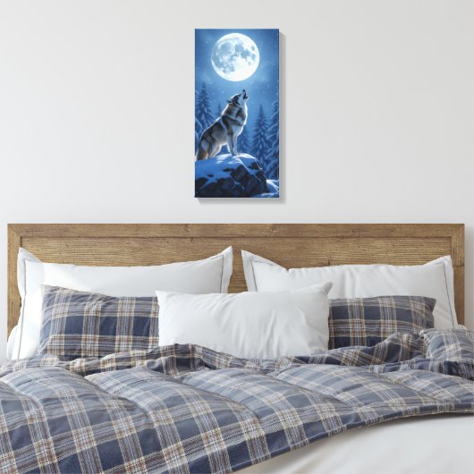 Howling Wolf  Leinwanddruck (Insitu (Schlafzimmer))
