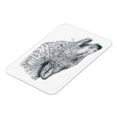 Howling Wolf Magnet (Linke Seite)