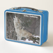 Howling Wolf Metall Brotdose (Vorderseite)