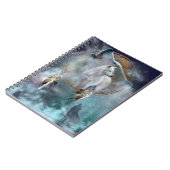 Howling Wolf mit Dreamcatcher Notizblock (Linke Seite)