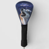Howling Wolf Monogram Golf Headcover (Vorderseite)