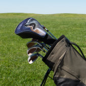 Howling Wolf Monogram Golf Headcover (In SItu)