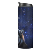 Howling Wolf Monogram Thermosbecher (Nach rechts gedreht)