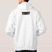 HOWLING WOLF & MOON Hoodie mit Wildlife Gedicht (Rückseite)