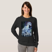 Howling Wolf Moon Wolves Winter T-Shirt (Vorne ganz)