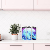 Howling Wolf Mountain Scene Thermosbecher