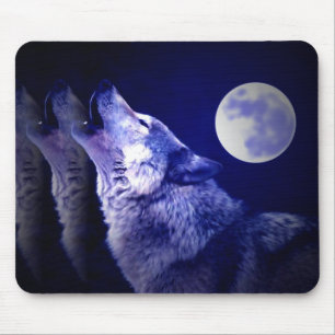Howling Wolf Mousepad