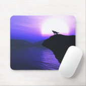 Howling Wolf Mousepad (Mit Mouse)