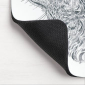 Howling Wolf Mousepad (Ecke)