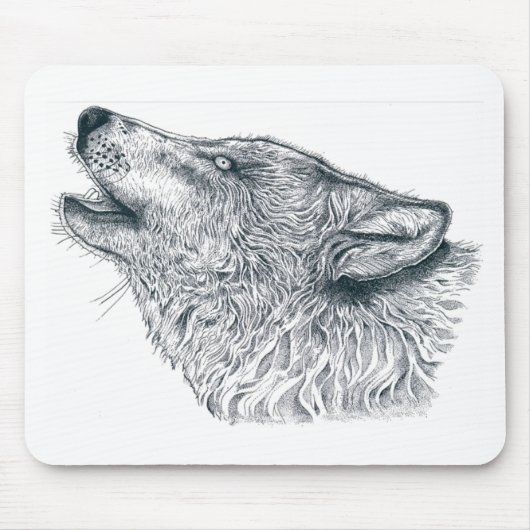 Howling Wolf Mousepad (Vorne)