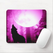 Howling Wolf Mousepad (Mit Mouse)