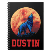 Howling Wolf Notebook Notizblock (Vorderseite)