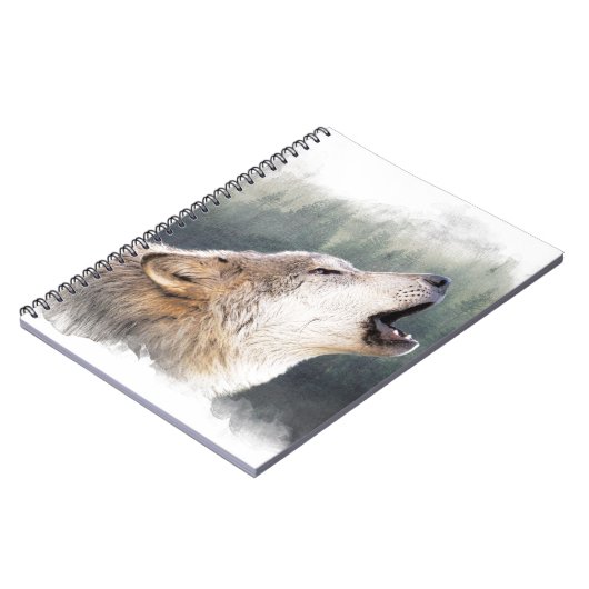 Howling Wolf Notizblock (Linke Seite)