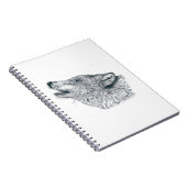 Howling Wolf Notizblock (Rechte Seite)