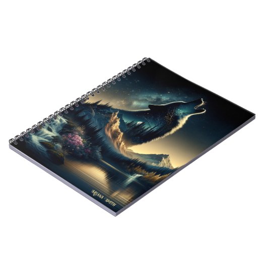 Howling Wolf Notizblock (Linke Seite)