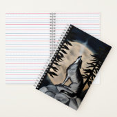 Howling Wolf Notizblock (Innen)