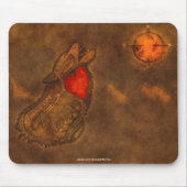 Howling Wolf Ojibwe Art Mousepad (Vorne)