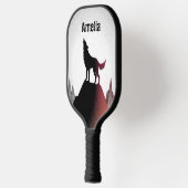 Howling Wolf Personalisiert Pickleball Paddle (Links)