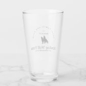 Howling Wolf Pint Glass Glas (Rückseite)