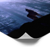 Howling Wolf Poster (Ecke)