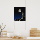 Howling Wolf Poster (Küche)