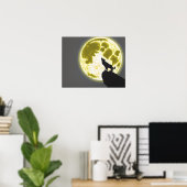 howling wolf poster (Heimbüro)