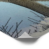 Howling Wolf Poster Print (Ecke)