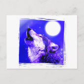 Howling Wolf Postkarte (Vorderseite)