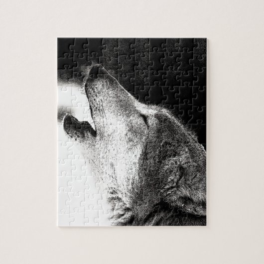 Howling Wolf Puzzle (Vertikal)