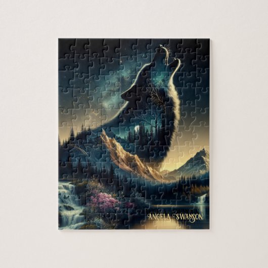 Howling Wolf Puzzle (Vertikal)